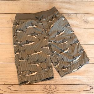 Boys Gap Drawstring Shark Shorts Size Large